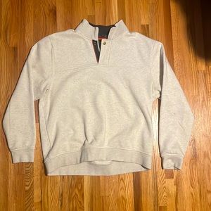 Orvis quarter zip sweater